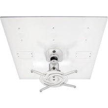 Load image into Gallery viewer, Amer Mounts Universal Drop Ceiling Projector Mount. Replaces 2ftx2ft Ceiling Tiles - Supports up to 30lb load, 360 degree rotation, 180 degree tilt