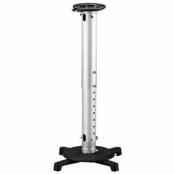 Amer Mounts Heavy Duty Adj. Ceiling Projector Mount Supports up to 55 lbs Projector - Heavy Duty Universal Height Adjustable Projector Ceiling Mount