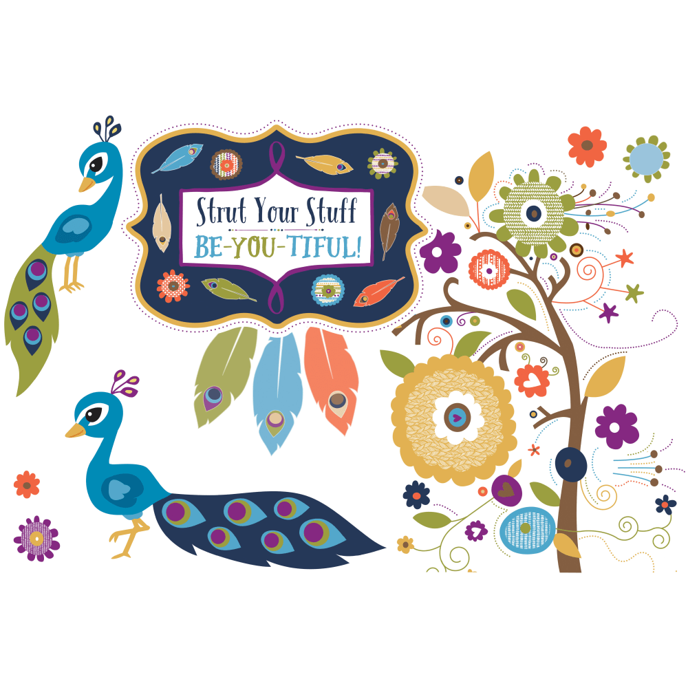 Carson-Dellosa You-Nique Strut Your Stuff Bulletin Board Set, Multicolor, Grades K-5