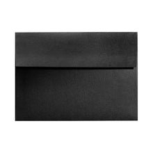Load image into Gallery viewer, LUX Invitation Envelopes, A9, Gummed Seal, Black Satin, Pack Of 250