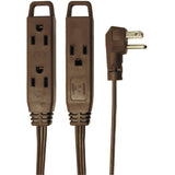AXIS 3-Outlets Power Strip - Right-angled Connector - 3 - 8 ft Cord