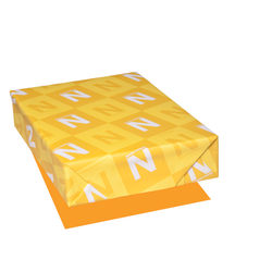 Astrobrights Color Multi-Use Printer & Copy Paper, 1 Ream, Cosmic Orange, Letter (8.5in x 11in), 500 Sheets Per Ream, 28 Lb, 94 Brightness