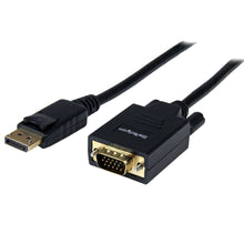 Load image into Gallery viewer, StarTech.com 6ft (1.8m) DisplayPort to VGA Cable, Active DisplayPort to VGA Adapter Cable, 1080p Video, DP to VGA Monitor Converter Cable