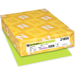 Astrobrights Color Multi-Use Printer & Copy Paper, 1 Ream Green, Letter (8.5in x 11in), 500 Sheets Per Ream, 24 Lb, 94 Brightness