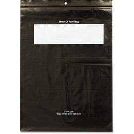 C-Line Write-On Reclosable Poly Bags For Tools, 9inW x 12inL, Black, Box Of 1,000