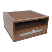 Load image into Gallery viewer, Victor Monitor Riser, 6 1/2inH x 13inW x 13inD, Mocha Brown
