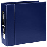 Office Depot Brand Heavy-Duty 3-Ring Binder, 4in D-Rings, Navy