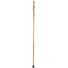 Load image into Gallery viewer, Brazos Walking Sticks Twisted Trekker Oak Walking Stick, 55in, Natural