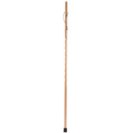 Brazos Walking Sticks Twisted Trekker Oak Walking Stick, 55in, Natural