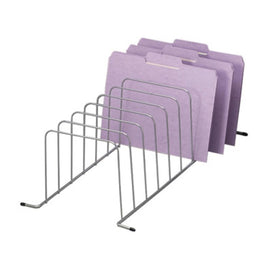 Fellowes Wire Drawer Sorter - 9 Compartment(s) - 9 Divider(s) - Compartment Size 8.50in x 14in - 7.5in Height x 11.5in Width x 23.3in Depth - Desktop, Drawer - Silver - Steel - 1Each