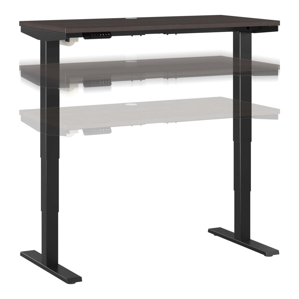 Bush Business Furniture Move 40 Series Electric 48inW x 24inD Electric Height-Adjustable Standing Desk, Storm Gray/Black, Standard Delivery