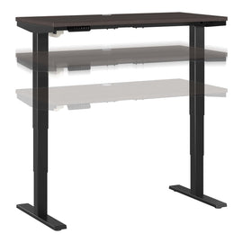 Bush Business Furniture Move 40 Series Electric 48inW x 24inD Electric Height-Adjustable Standing Desk, Storm Gray/Black, Standard Delivery