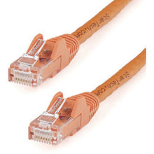 Load image into Gallery viewer, StarTech.com 6in Orange Cat6 Patch Cable with Snagless RJ45 Connectors - Short Ethernet Cable - 6 inch Cat 6 UTP Cable - First End: 1 x RJ-45 Male Network - Second End: 1 x RJ-45 Male Network - Patch Cable - Gold Plated Connector - Orange