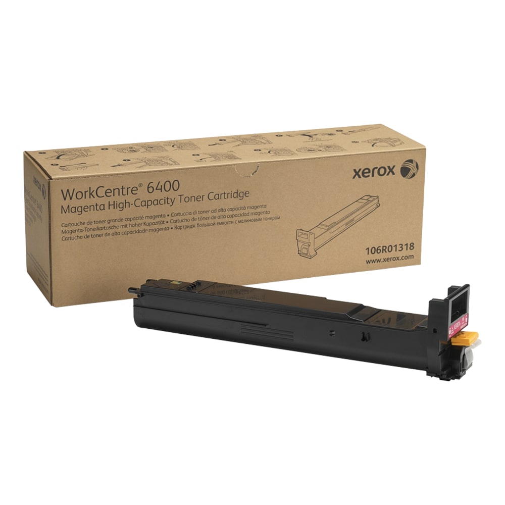 Xerox 6400 High-Yield Magenta Toner Cartridge, 106R01321