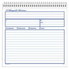 Load image into Gallery viewer, Adams Rapid Memo Book, 8 1/2in x 8 1/4in, 50 Sheets