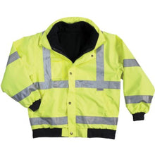 Load image into Gallery viewer, Ergodyne GloWear 8380 Bomber Jacket, Large, Lime, Case Of 12