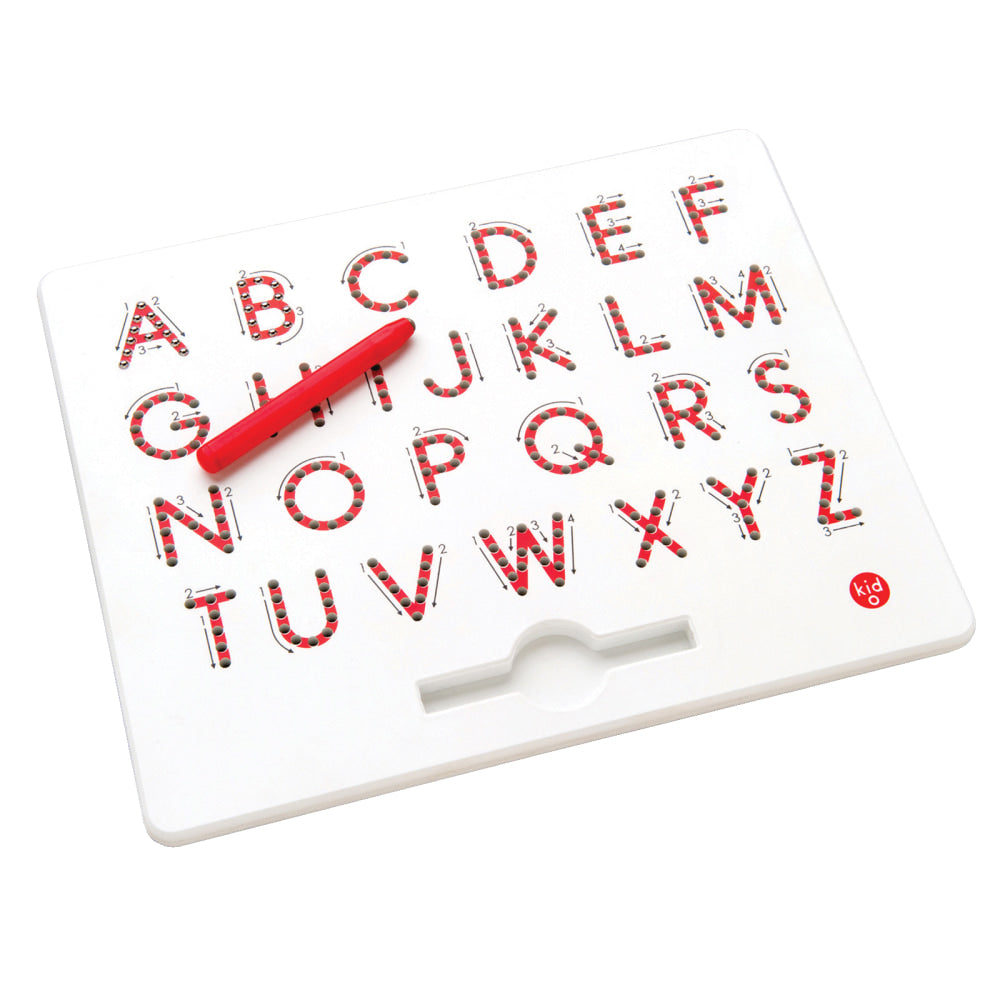 Kid O Products A-To-Z Magnatab Board, Uppercase, 1/2inH x 9 1/4inW x 11 1/2inD, Grades Pre-K - 2