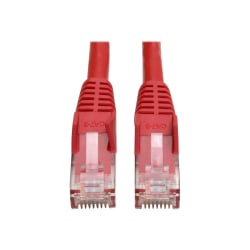 Tripp Lite Cat6 Gigabit Snagless Molded Patch Cable, 15ft, Red