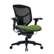 Load image into Gallery viewer, WorkPro Quantum 9000 Series Ergonomic Mesh/Premium Fabric Mid-Back Office Chair, Black/Lime, BIFMA Compliant