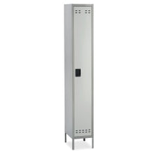 Load image into Gallery viewer, Safco Single-Tier Two-Tone Locker With Legs, 78inH x 18inW x 12inD, Gray