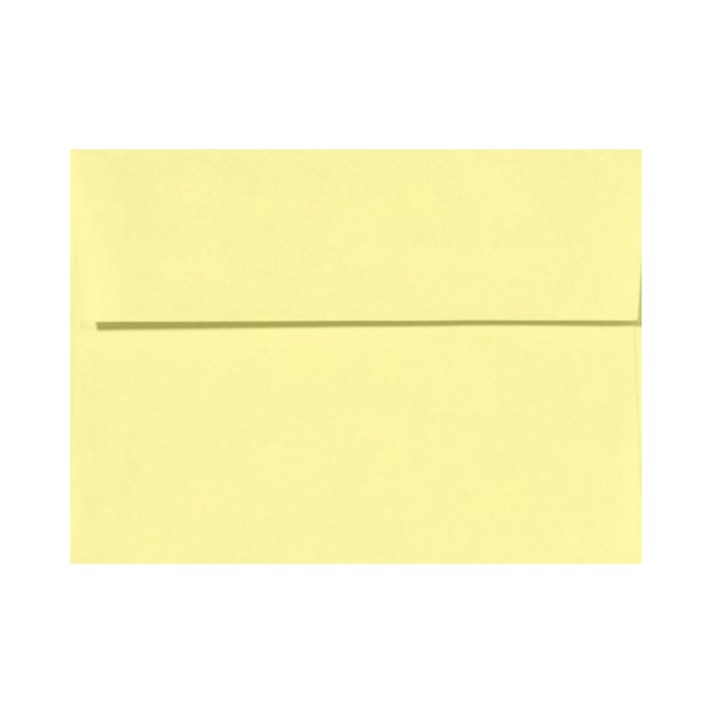 LUX Invitation Envelopes, A6, Peel & Press Closure, Lemonade Yellow, Pack Of 50
