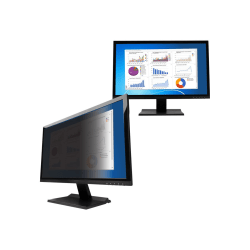 V7 27in Privacy Filter Matte, Glossy - For 27in Widescreen LCD Notebook, Monitor - 16:9 - Scratch Resistant, Damage Resistant