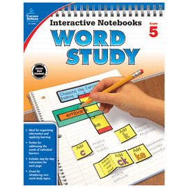 Carson-Dellosa Interactive Notebooks Word Study Books, Grade 5