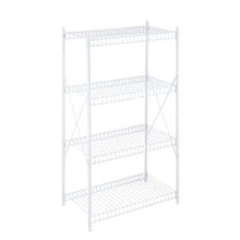 Load image into Gallery viewer, Honey-Can-Do Steel Wire Storage Shelf, 4-Tier, 41inH x 23-5/16inW x 13-1/8inD, White