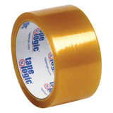 Tape Logic #50 Natural Rubber Tape, 3in Core, 2in x 110 Yd., Clear, Case Of 6