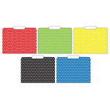 Top Notch Teacher Products File Folders, 8 1/2in x 11in, Polka Dots, 3 Packs Of 12