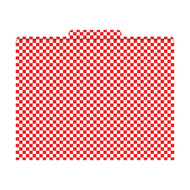 Barker Creek Tab File Folders, 8 1/2in x 11in, Letter Size, Red Check, Pack Of 12
