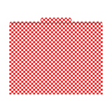 Barker Creek Tab File Folders, 8 1/2in x 11in, Letter Size, Red Check, Pack Of 12