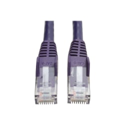 Eaton Tripp Lite Series Cat6 Gigabit Snagless Molded (UTP) Ethernet Cable (RJ45 M/M), PoE, Purple, 14 ft. (4.27 m) - Patch cable - RJ-45 (M) to RJ-45 (M) - 14 ft - UTP - CAT 6 - molded, snagless, stranded - purple