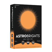 Load image into Gallery viewer, Astrobrights Color Multi-Use Printer &amp; Copy Paper, 1 Ream, Cosmic Orange, Letter (8.5in x 11in), 500 Sheets Per Ream, 24 Lb, 94 Brightness