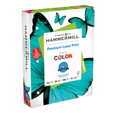 Load image into Gallery viewer, Hammermill 3-Hole Punched Multi-Use Print &amp; Copy Paper, Letter Size (8 1/2in x 11in), 92 (U.S.) Brightness, 24 Lb, White, Ream Of 500 Sheets