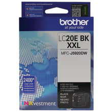 Load image into Gallery viewer, Brother LC20 Black Extra-High-Yield Ink Cartridge, LC20EBK