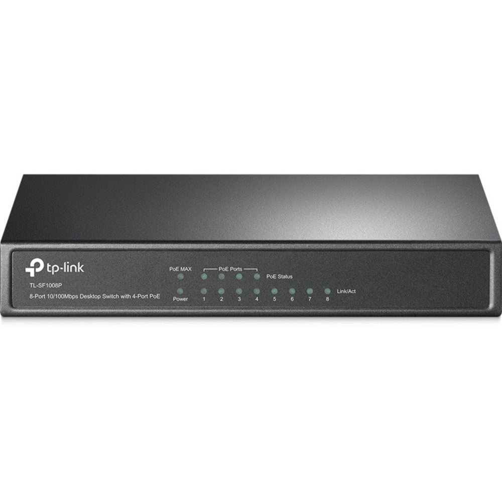 TP-LINK 8-Port 10/100Mbps Desktop Switch with 4-Port PoE