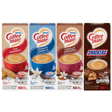Coffee-Mate Creamer Variety Pack, 0.36 Oz, 50 Creamers Per Box, Case Of 4 Boxes