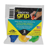 Pathways For Learning Grotto Grips, Assorted Colors, 3 Grips Per Pack, Set Of 5 Packs