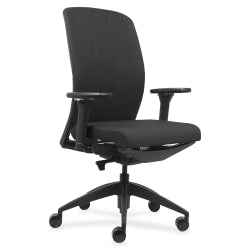 Lorell Executive Ergonomic High-Back Swivel Chair, Black