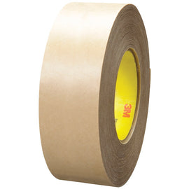 3M 9485PC Adhesive Transfer Tape Hand Rolls, 3in Core, 2in x 60 Yd., Clear, Case Of 6