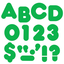 Load image into Gallery viewer, TREND Ready Letters, Casual Uppercase, 3in, Green, Pack Of 124