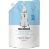 Method Sweet Water Foam Hand Wash Refill - Sweet Water Scent - 28 fl oz (828.1 mL) - Hand - Clear - Triclosan-free - 6 / Carton