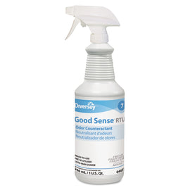 Diversey Good Sense RTU Liquid Odor Counteractant; Fresh Scent; 32 Oz; Pack Of 12
