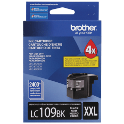 Brother LC109 Black Super-High-Yield Ink Cartridge, LC109BK, LC109BKS