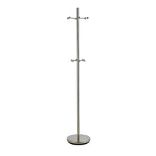 Load image into Gallery viewer, Adesso Jax Coat Rack, 67inH x 12inW x 12inD, Brushed Steel