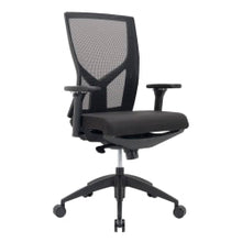 Load image into Gallery viewer, WorkPro Oceanic Mesh/Fabric Ergonomic High-Back Executive Office Chair, Black, BIFMA Compliant