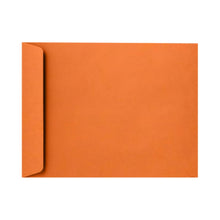 Load image into Gallery viewer, LUX Open-End 9in x 12in Envelopes, Peel &amp; Press Closure, Mandarin Orange, Pack Of 50