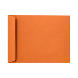 LUX Open-End 9in x 12in Envelopes, Peel & Press Closure, Mandarin Orange, Pack Of 50