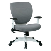 Load image into Gallery viewer, Office Star Space Seating Pulsar Ergonomic Mesh Mid-Back Managers Chair, Dove Steel